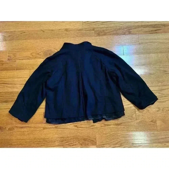 Icon Collection Lane Bryant Womens Cropped Blazer Jacket 18 Preppy Classic - Picture 11 of 11